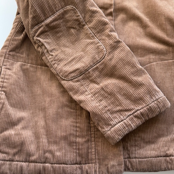 L.E.I Corduroy Sherpa Lined Jacket Light Brown Size Medium - Picture 3 of 14
